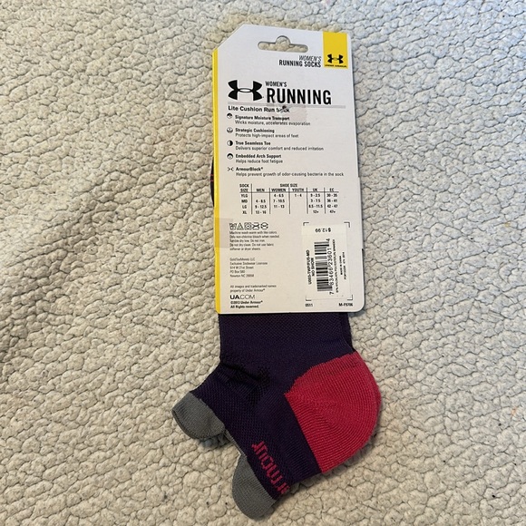 BRAND NEW Under Armour - Running Lite Cushion Socks - Picture 2 of 2